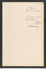 k.k. naturhistorisches Hofmuseum, Intendanzakten 1885-1896 (Hauer), Aktenzahl Z.396.a/1888, Seite 1